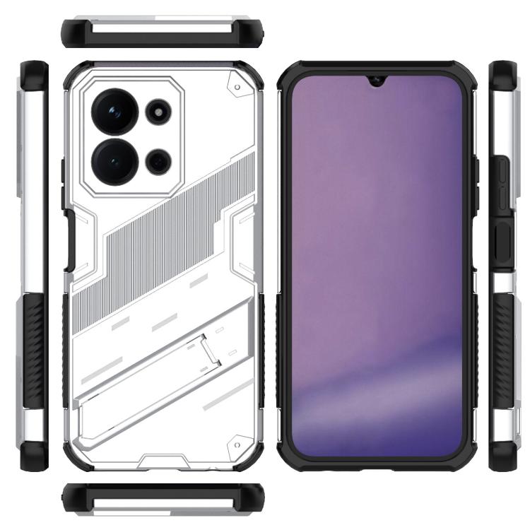 For Redmi 15C 5G/4G Global 171mm Punk Armor 2 in 1 PC + TPU Phone Case with Holder