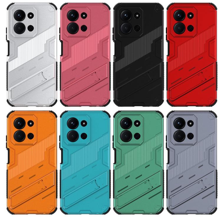 For Redmi 15C 5G/4G Global 171mm Punk Armor 2 in 1 PC + TPU Phone Case with Holder
