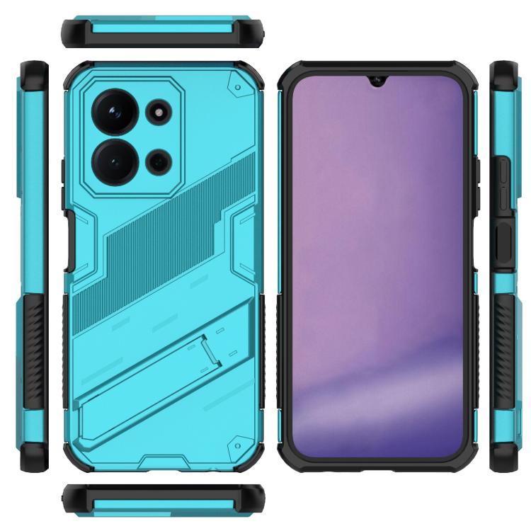 For Redmi 15C 5G/4G Global 171mm Punk Armor 2 in 1 PC + TPU Phone Case with Holder