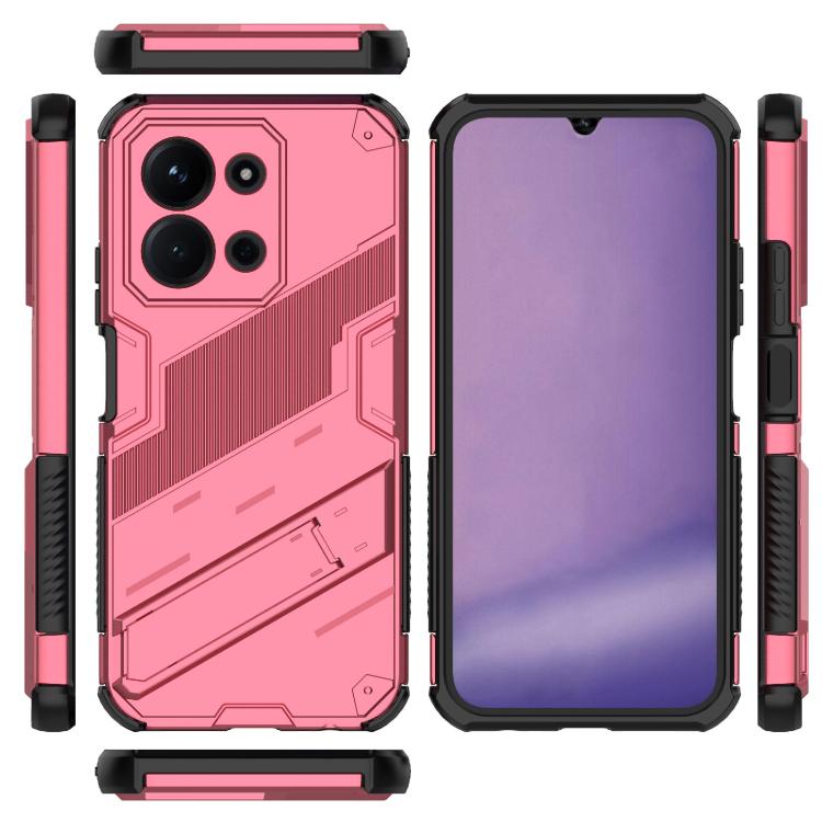 For Redmi 15C 5G/4G Global 171mm Punk Armor 2 in 1 PC + TPU Phone Case with Holder