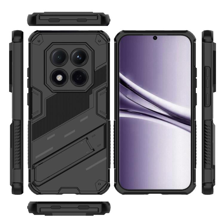 For Redmi Note 15 Pro 5G Global 163.6mm Punk Armor 2 in 1 PC + TPU Phone Case with Holder