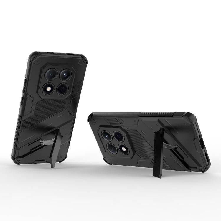 For Redmi Note 15 Pro 5G Global 163.6mm Punk Armor 2 in 1 PC + TPU Phone Case with Holder