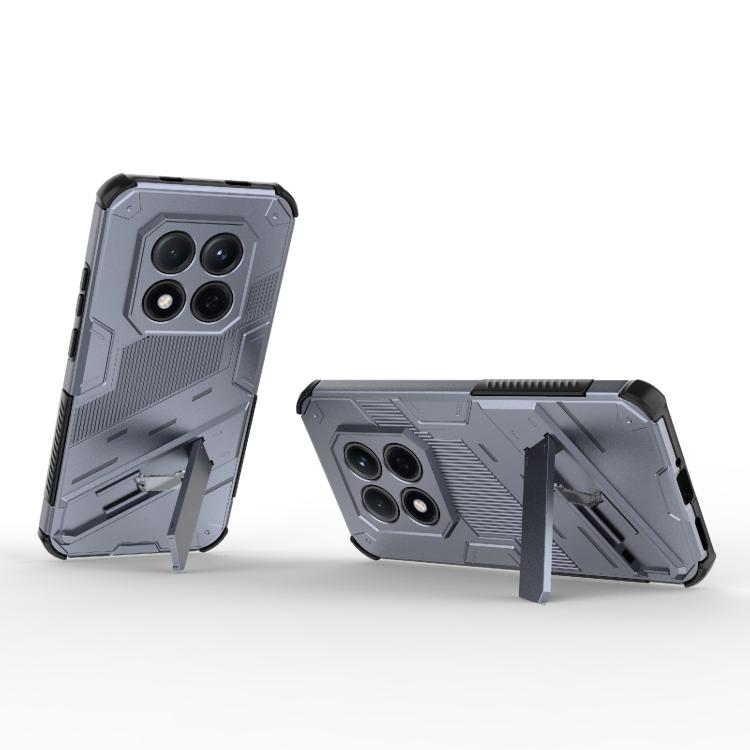 For Redmi Note 15 Pro 5G Global 163.6mm Punk Armor 2 in 1 PC + TPU Phone Case with Holder