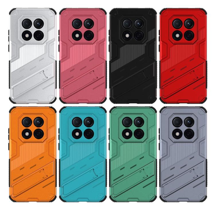 For Redmi Note 15 Pro 5G Global 163.6mm Punk Armor 2 in 1 PC + TPU Phone Case with Holder