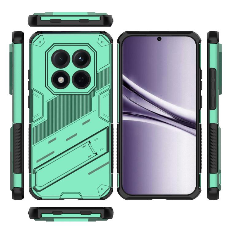 For Redmi Note 15 Pro 5G Global 163.6mm Punk Armor 2 in 1 PC + TPU Phone Case with Holder