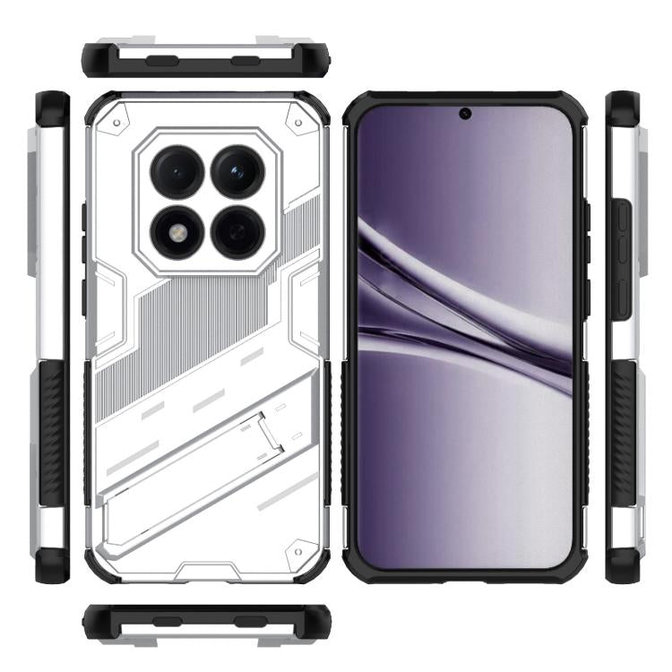 For Redmi Note 15 Pro 5G Global 163.6mm Punk Armor 2 in 1 PC + TPU Phone Case with Holder
