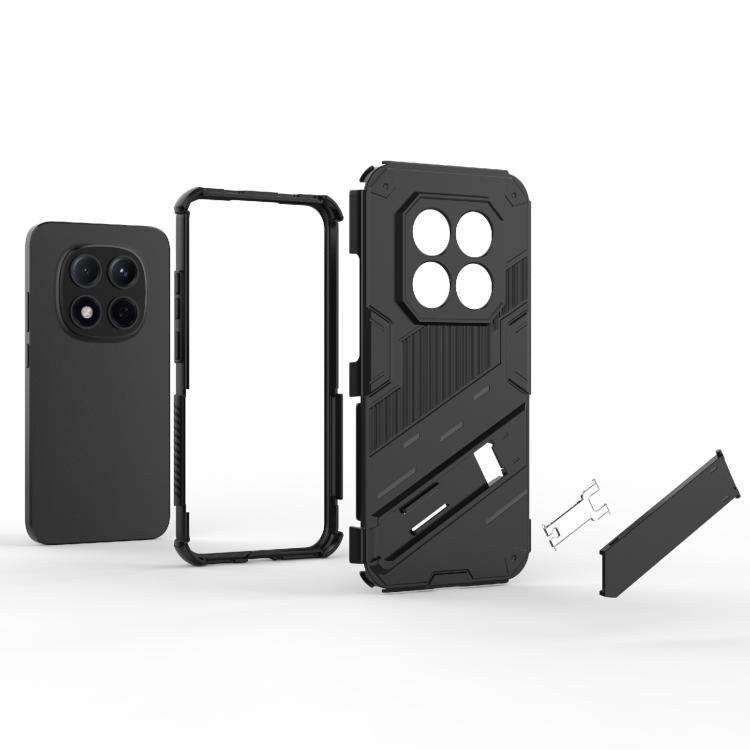 For Redmi Note 15 Pro 5G Global 163.6mm Punk Armor 2 in 1 PC + TPU Phone Case with Holder