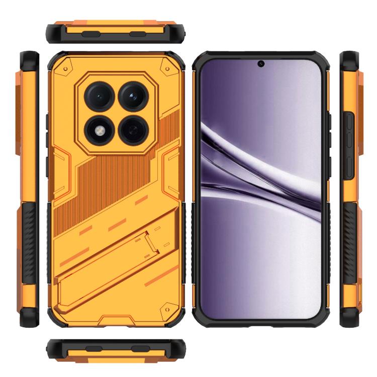 For Redmi Note 15 Pro 5G Global 163.6mm Punk Armor 2 in 1 PC + TPU Phone Case with Holder