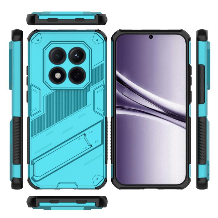 For Redmi Note 15 Pro 5G Global 163.6mm Punk Armor 2 in 1 PC + TPU Phone Case with Holder