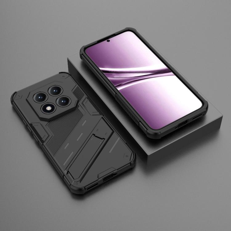 For Redmi Note 15 Pro+ 5G Global 163.3mm Punk Armor 2 in 1 PC + TPU Phone Case with Holder