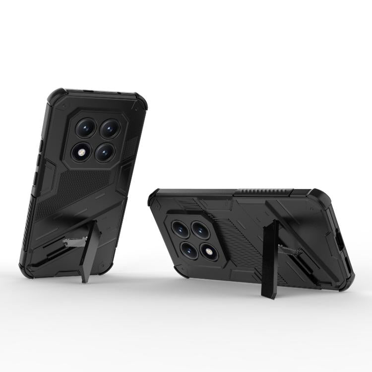 For Redmi Note 15 Pro+ 5G Global 163.3mm Punk Armor 2 in 1 PC + TPU Phone Case with Holder