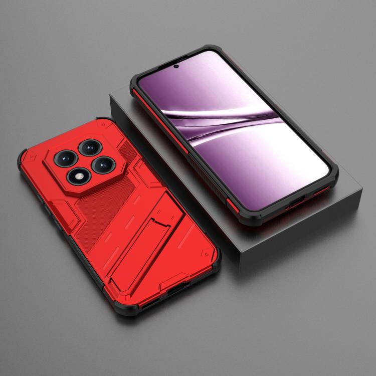 For Redmi Note 15 Pro+ 5G Global 163.3mm Punk Armor 2 in 1 PC + TPU Phone Case with Holder
