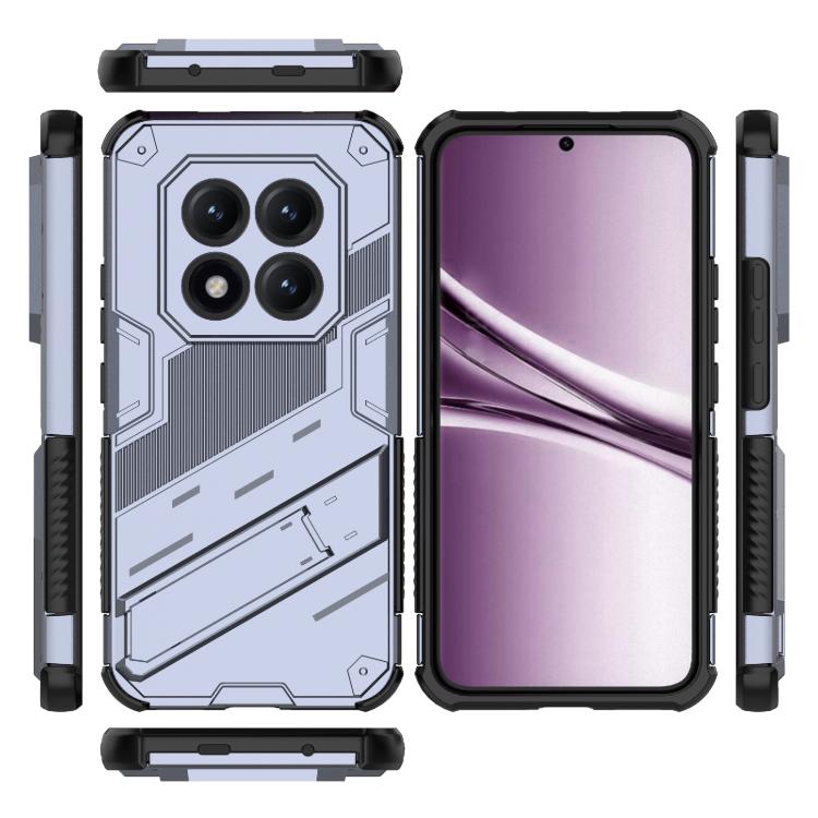 For Redmi Note 15 Pro+ 5G Global 163.3mm Punk Armor 2 in 1 PC + TPU Phone Case with Holder