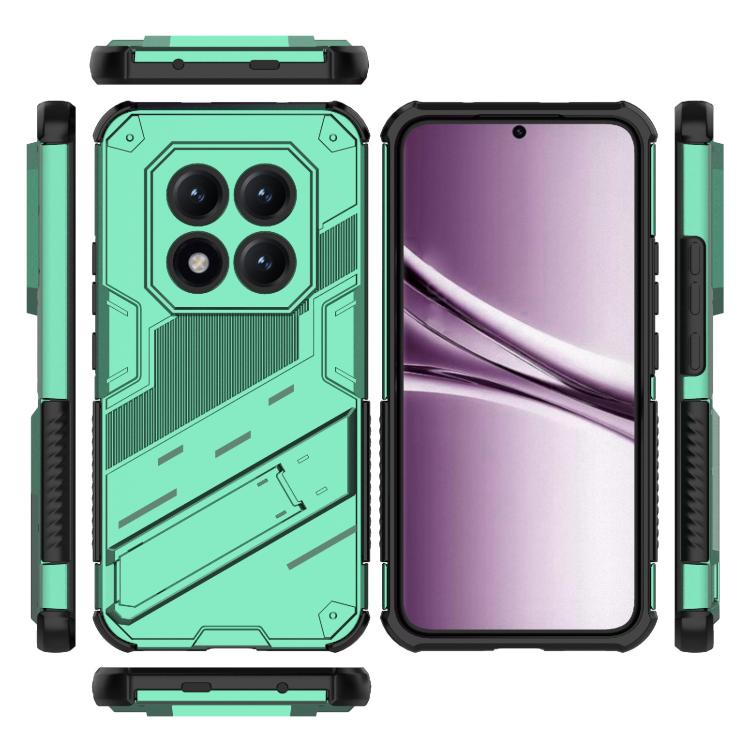 For Redmi Note 15 Pro+ 5G Global 163.3mm Punk Armor 2 in 1 PC + TPU Phone Case with Holder