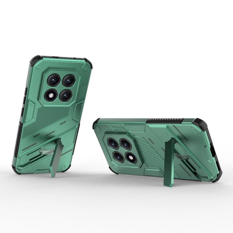 For Redmi Note 15 Pro+ 5G Global 163.3mm Punk Armor 2 in 1 PC + TPU Phone Case with Holder