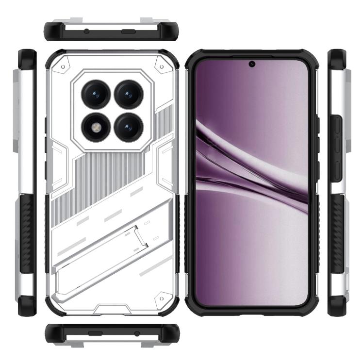 For Redmi Note 15 Pro+ 5G Global 163.3mm Punk Armor 2 in 1 PC + TPU Phone Case with Holder