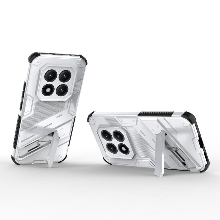 For Redmi Note 15 Pro+ 5G Global 163.3mm Punk Armor 2 in 1 PC + TPU Phone Case with Holder