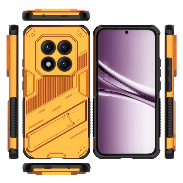 For Redmi Note 15 Pro+ 5G Global 163.3mm Punk Armor 2 in 1 PC + TPU Phone Case with Holder