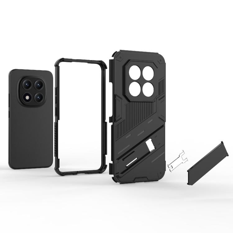 For Redmi Note 15 Pro+ 5G Global 163.3mm Punk Armor 2 in 1 PC + TPU Phone Case with Holder