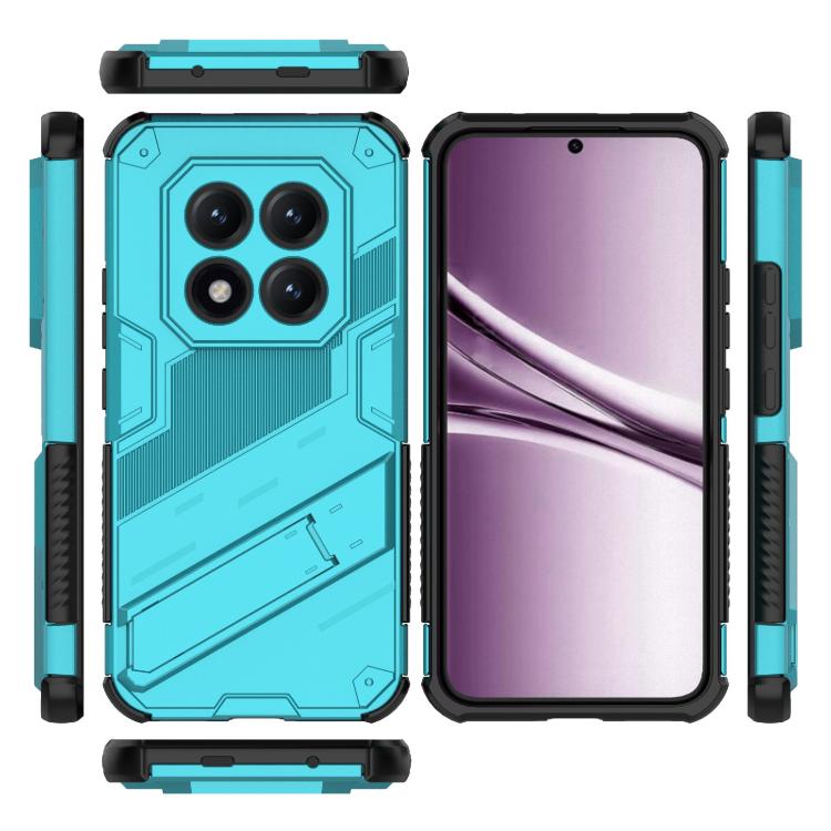 For Redmi Note 15 Pro+ 5G Global 163.3mm Punk Armor 2 in 1 PC + TPU Phone Case with Holder