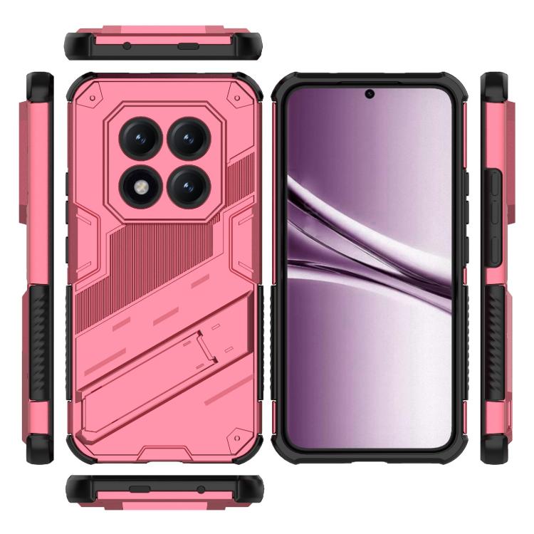 For Redmi Note 15 Pro+ 5G Global 163.3mm Punk Armor 2 in 1 PC + TPU Phone Case with Holder