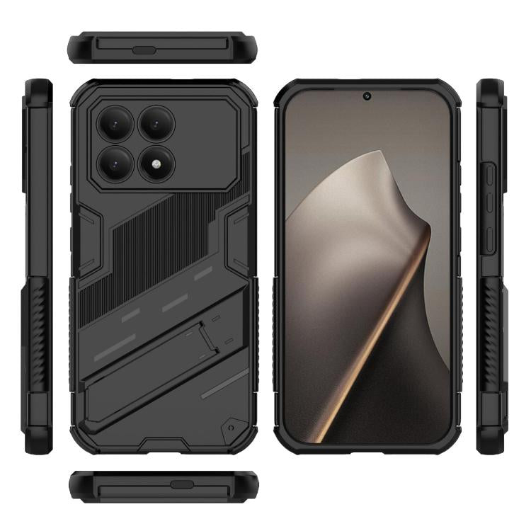 For Redmi K90 / Poco F8 Pro Punk Armor 2 in 1 PC + TPU Phone Case with Holder