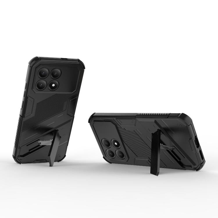 For Redmi K90 / Poco F8 Pro Punk Armor 2 in 1 PC + TPU Phone Case with Holder