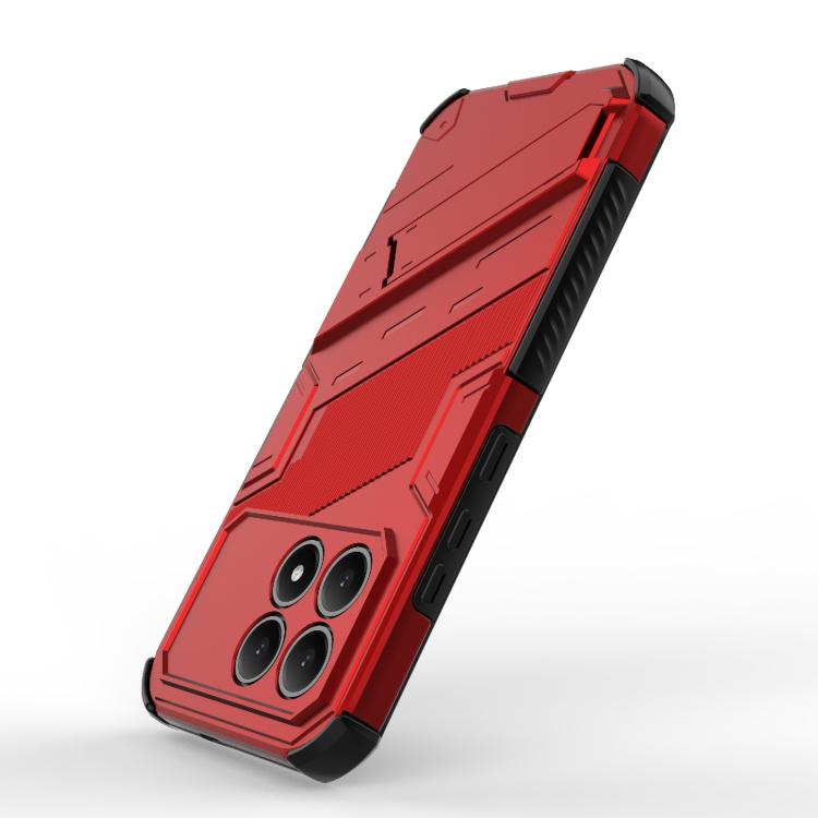 For Redmi K90 / Poco F8 Pro Punk Armor 2 in 1 PC + TPU Phone Case with Holder