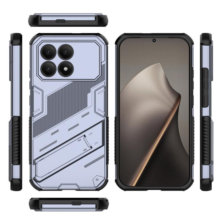 For Redmi K90 / Poco F8 Pro Punk Armor 2 in 1 PC + TPU Phone Case with Holder