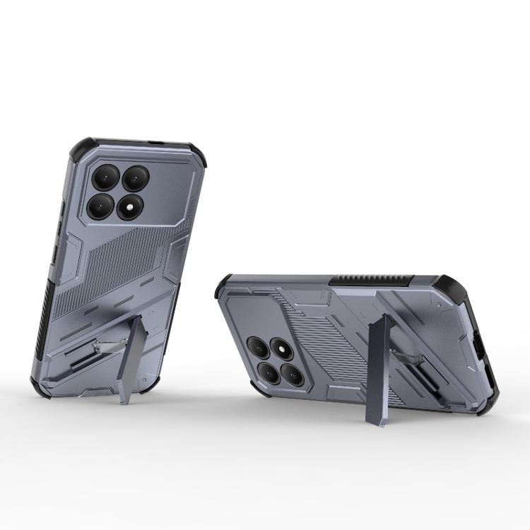 For Redmi K90 / Poco F8 Pro Punk Armor 2 in 1 PC + TPU Phone Case with Holder