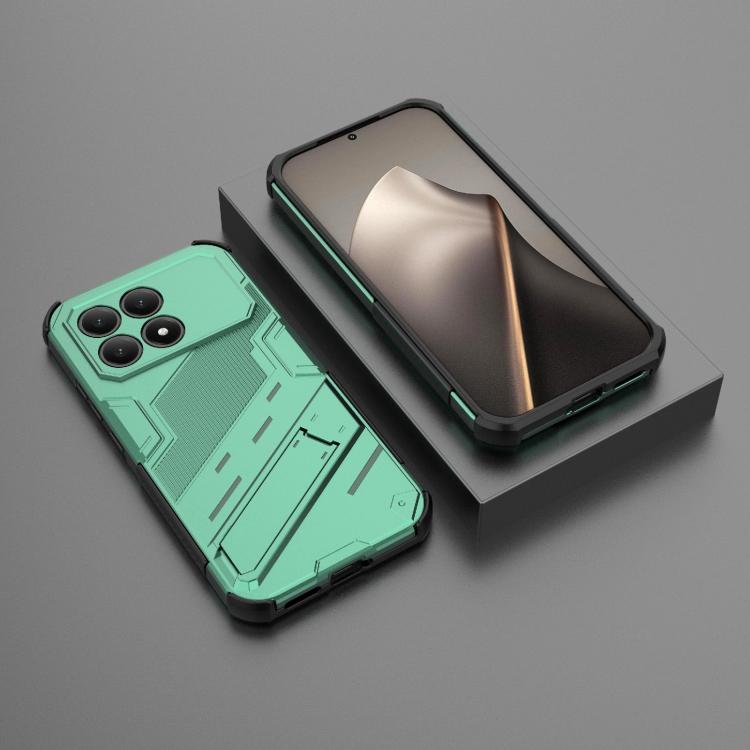 For Redmi K90 / Poco F8 Pro Punk Armor 2 in 1 PC + TPU Phone Case with Holder