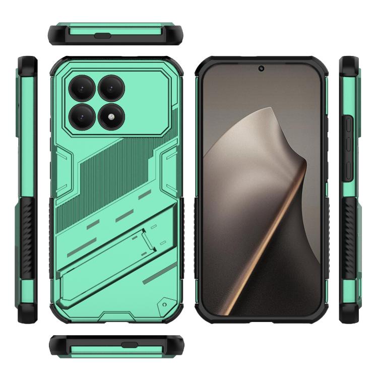 For Redmi K90 / Poco F8 Pro Punk Armor 2 in 1 PC + TPU Phone Case with Holder