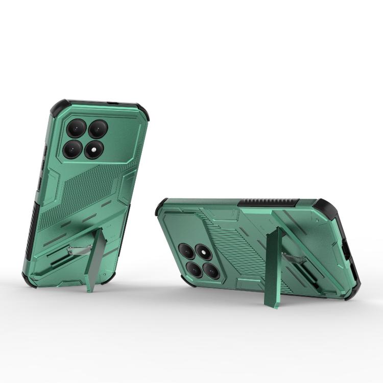 For Redmi K90 / Poco F8 Pro Punk Armor 2 in 1 PC + TPU Phone Case with Holder