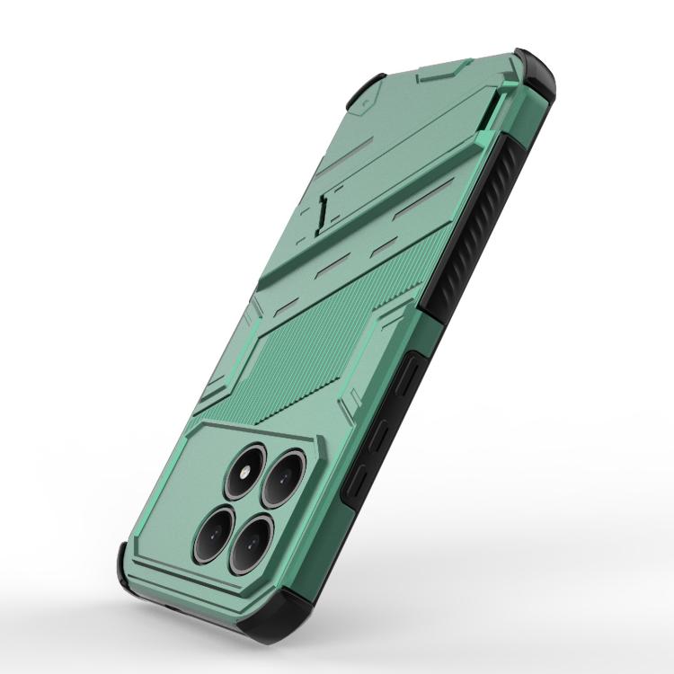 For Redmi K90 / Poco F8 Pro Punk Armor 2 in 1 PC + TPU Phone Case with Holder
