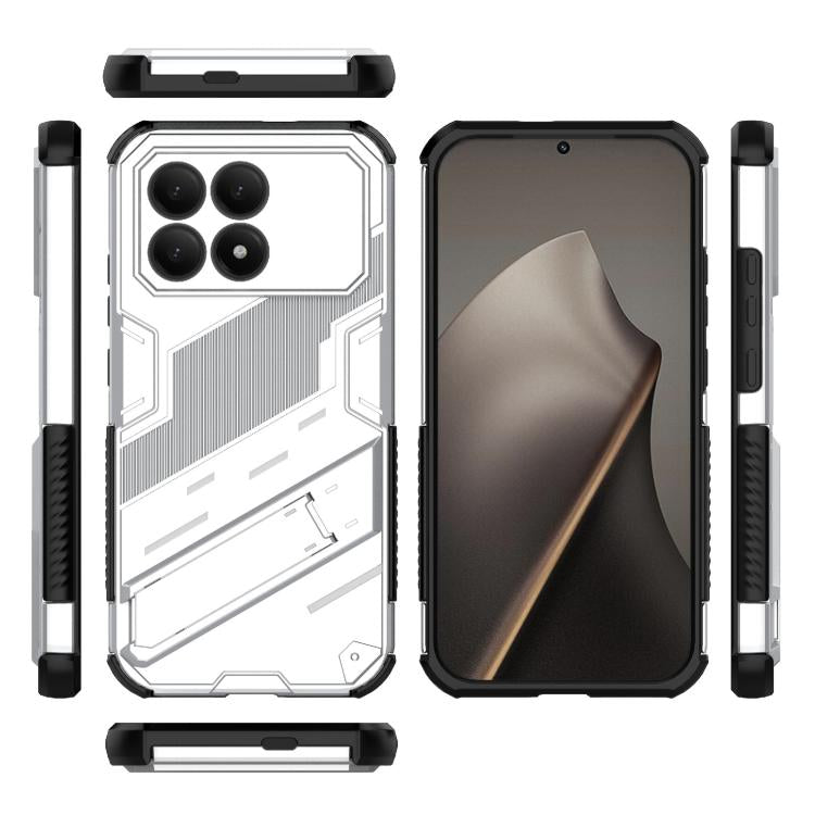 For Redmi K90 / Poco F8 Pro Punk Armor 2 in 1 PC + TPU Phone Case with Holder