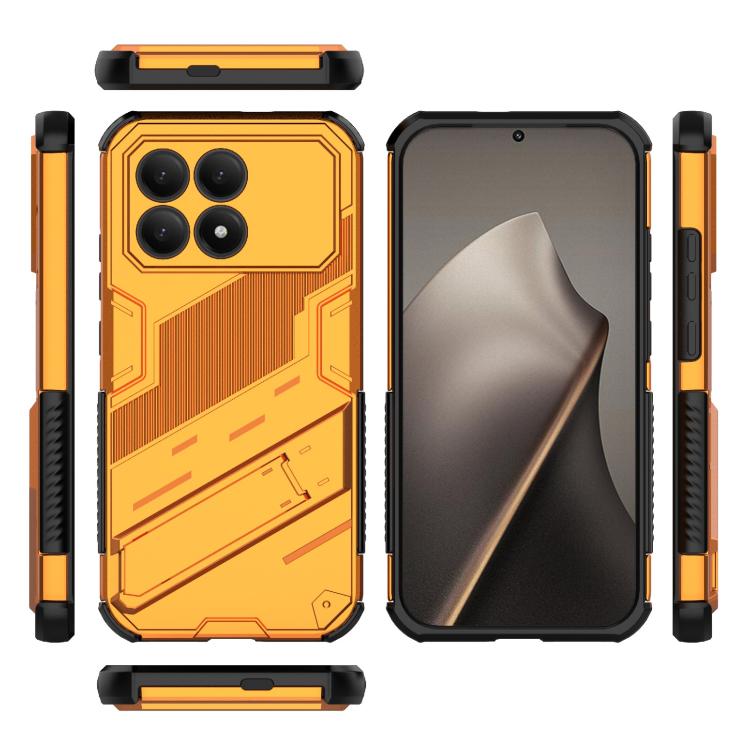 For Redmi K90 / Poco F8 Pro Punk Armor 2 in 1 PC + TPU Phone Case with Holder