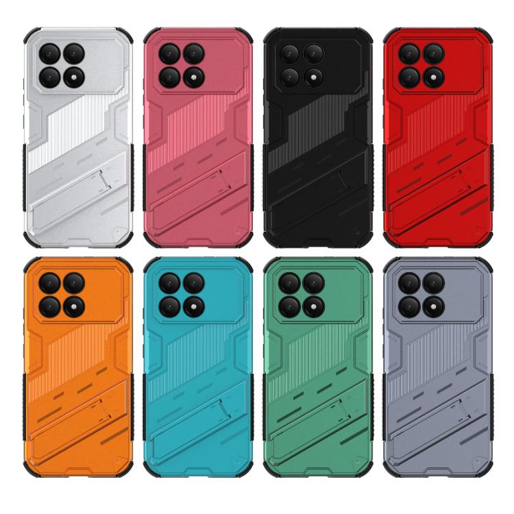 For Redmi K90 / Poco F8 Pro Punk Armor 2 in 1 PC + TPU Phone Case with Holder
