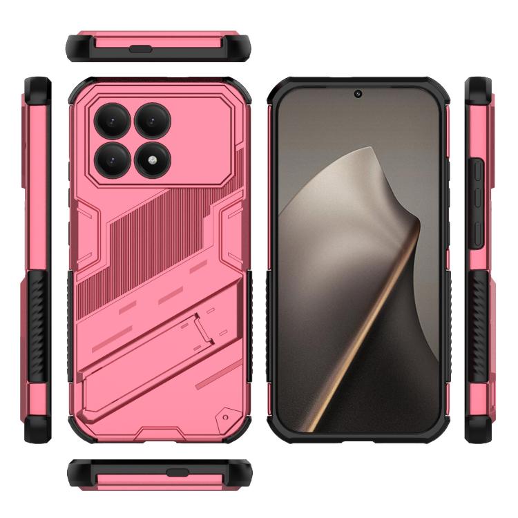 For Redmi K90 / Poco F8 Pro Punk Armor 2 in 1 PC + TPU Phone Case with Holder