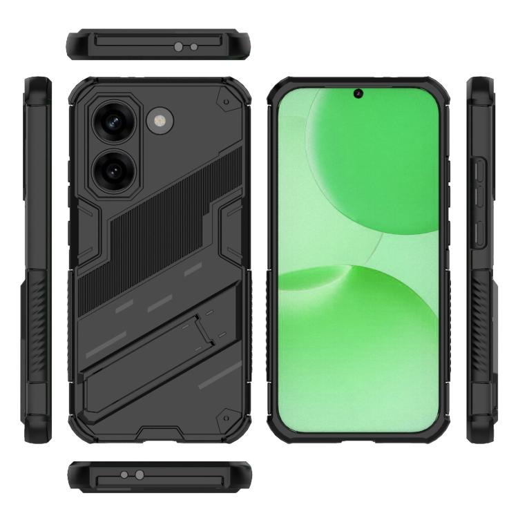For Redmi Turbo 5 5G / Poco X8 Pro 5G Punk Armor 2 in 1 PC + TPU Phone Case with Holder