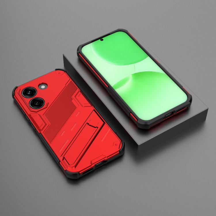 For Redmi Turbo 5 5G / Poco X8 Pro 5G Punk Armor 2 in 1 PC + TPU Phone Case with Holder