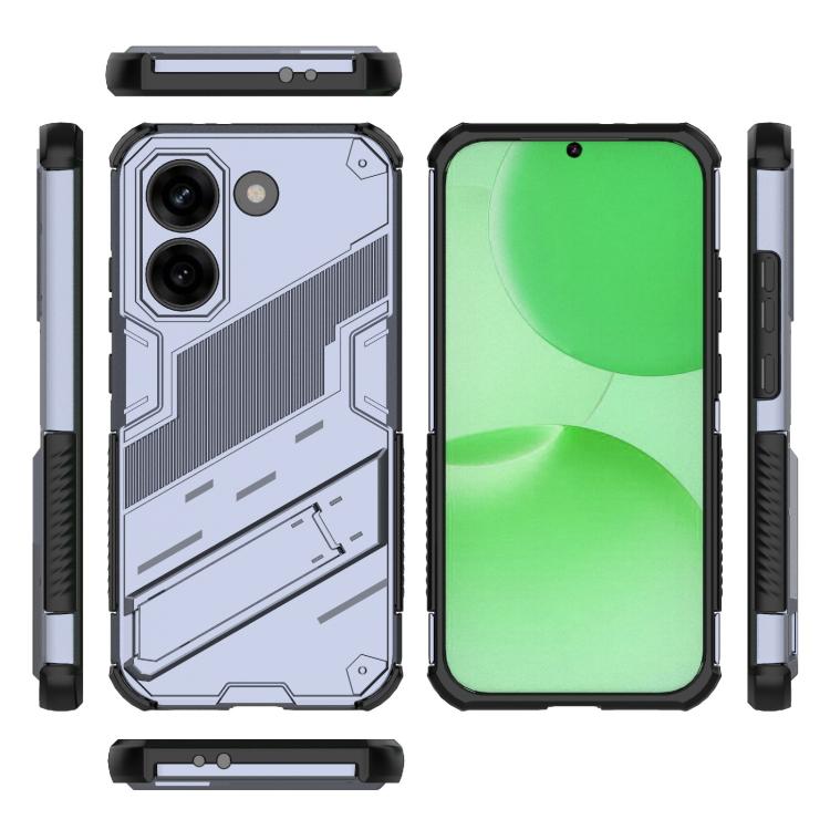 For Redmi Turbo 5 5G / Poco X8 Pro 5G Punk Armor 2 in 1 PC + TPU Phone Case with Holder