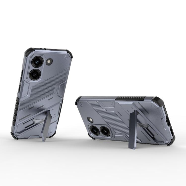 For Redmi Turbo 5 5G / Poco X8 Pro 5G Punk Armor 2 in 1 PC + TPU Phone Case with Holder