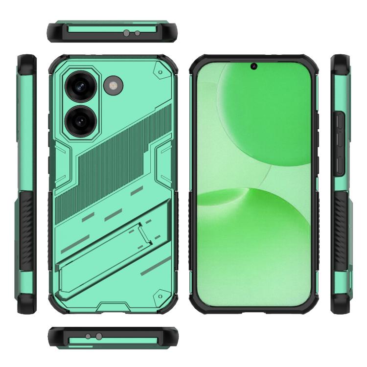 For Redmi Turbo 5 5G / Poco X8 Pro 5G Punk Armor 2 in 1 PC + TPU Phone Case with Holder