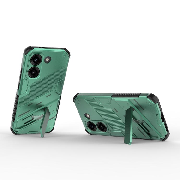 For Redmi Turbo 5 5G / Poco X8 Pro 5G Punk Armor 2 in 1 PC + TPU Phone Case with Holder