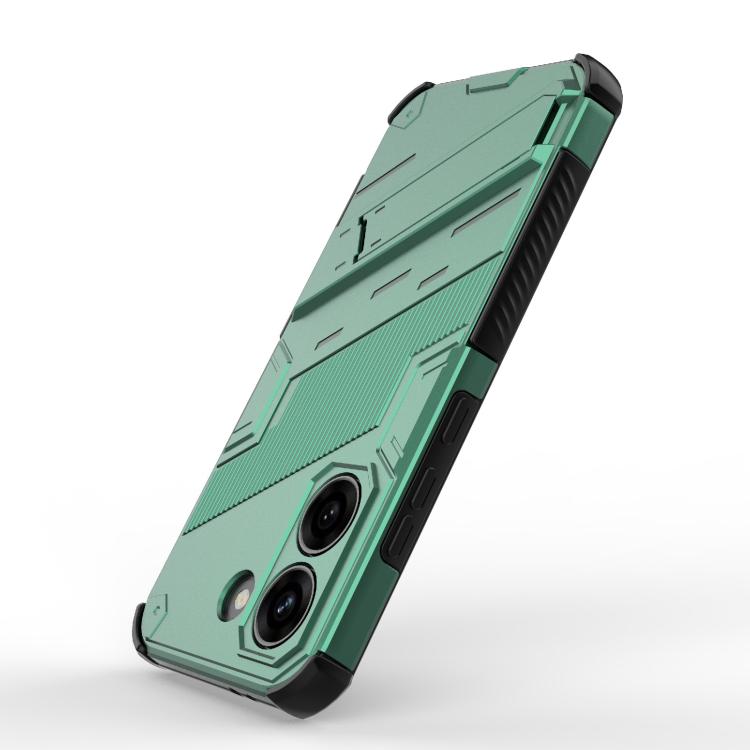 For Redmi Turbo 5 5G / Poco X8 Pro 5G Punk Armor 2 in 1 PC + TPU Phone Case with Holder