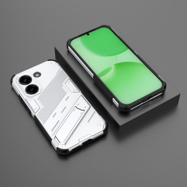 For Redmi Turbo 5 5G / Poco X8 Pro 5G Punk Armor 2 in 1 PC + TPU Phone Case with Holder