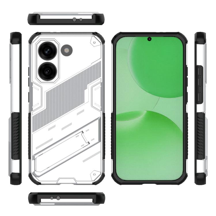 For Redmi Turbo 5 5G / Poco X8 Pro 5G Punk Armor 2 in 1 PC + TPU Phone Case with Holder