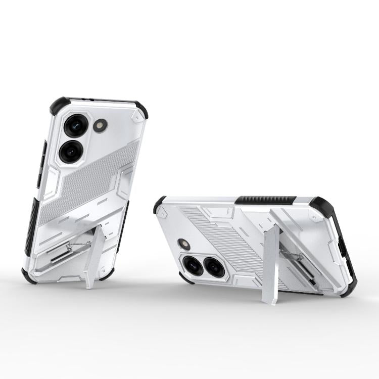 For Redmi Turbo 5 5G / Poco X8 Pro 5G Punk Armor 2 in 1 PC + TPU Phone Case with Holder
