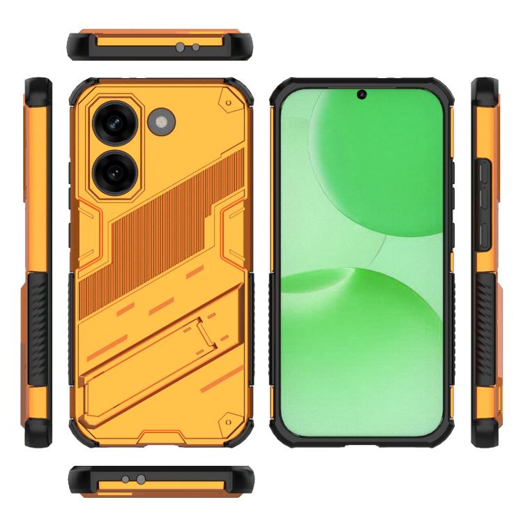For Redmi Turbo 5 5G / Poco X8 Pro 5G Punk Armor 2 in 1 PC + TPU Phone Case with Holder