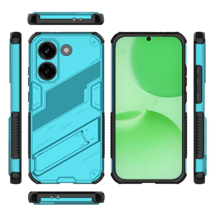 For Redmi Turbo 5 5G / Poco X8 Pro 5G Punk Armor 2 in 1 PC + TPU Phone Case with Holder